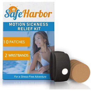 Motion Sickness Relief and Anti Nausea Kit Essentials | 2 Motion Sickness